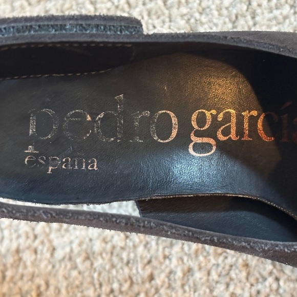 Pedro Garcia Brown Suede Maia Heel - size 37 - Picture 8 of 10